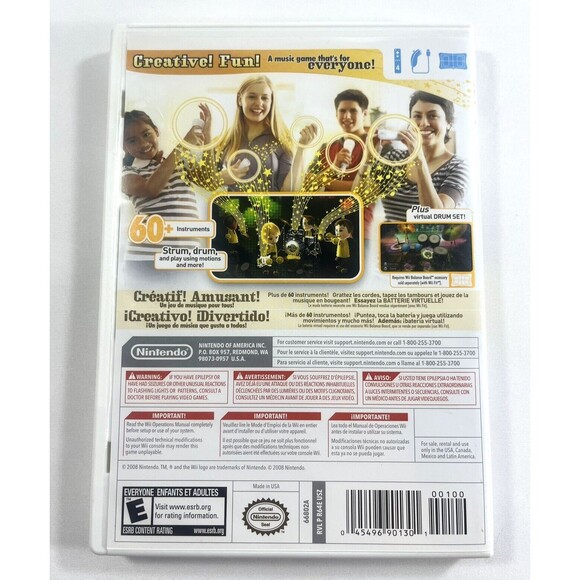 Wii Music Nintendo Wii 2008 Complete with Manual Tested - Picture 2 of 9